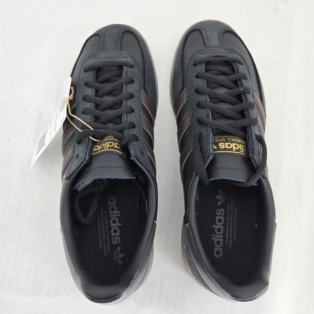 Adidas Handball Spezial Black Dark Brown Gum IH6568 Mens Size 9 Sneakers NEW